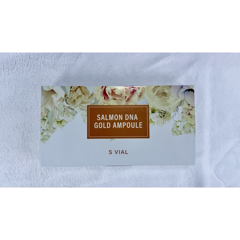 S VIAL Salmon DNA Gold Ampoule Kit PDRN Korean Serum Skin Booster BB Glow 10x5ml